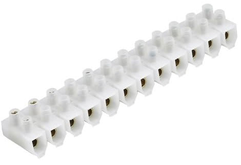 Regleta Conexión 16mm 12 Ctos 30A 400V Halofree Blanco — Crompton — Crompton