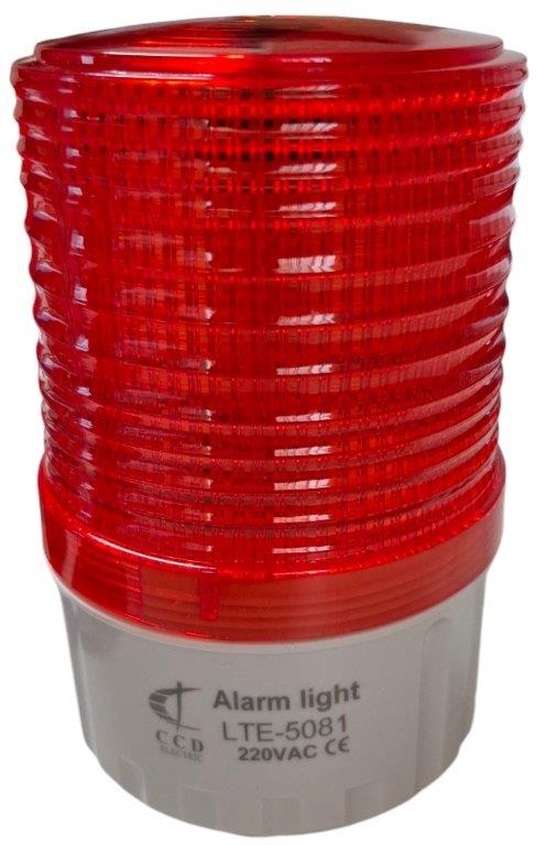 Baliza LED 2W Destellante Rojo 220V CCD (384442) — CCD