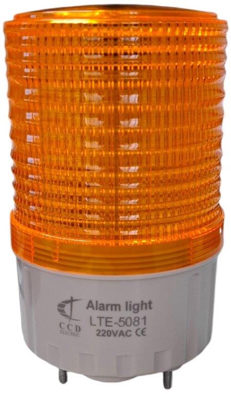 Baliza LED 2W Destellante Ambar 220V CCD (384444) — CCD
