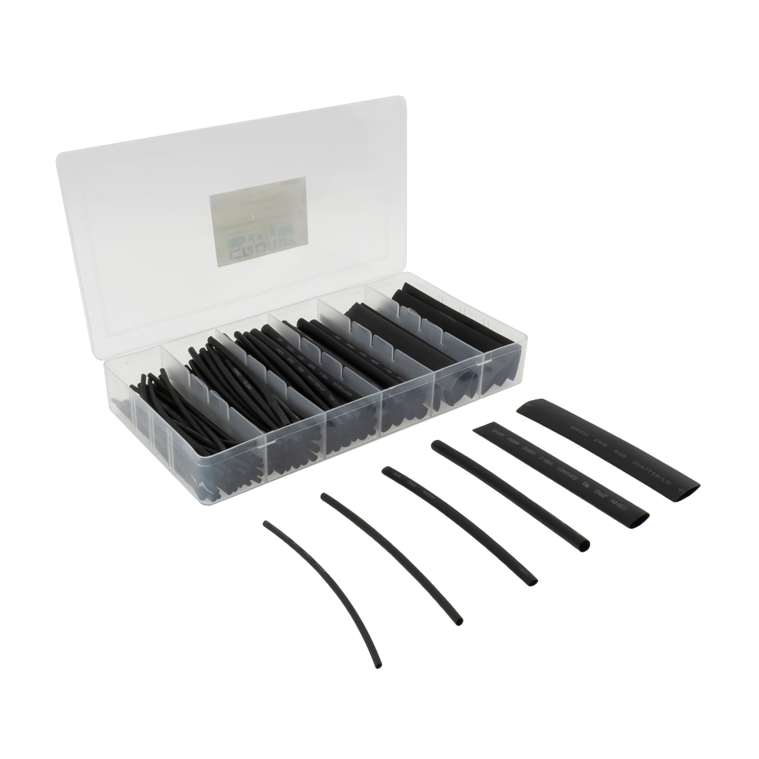 Kit Manga Termocontraibles 10 Cms Negro X 100 Halofree — Crompton — Crompton