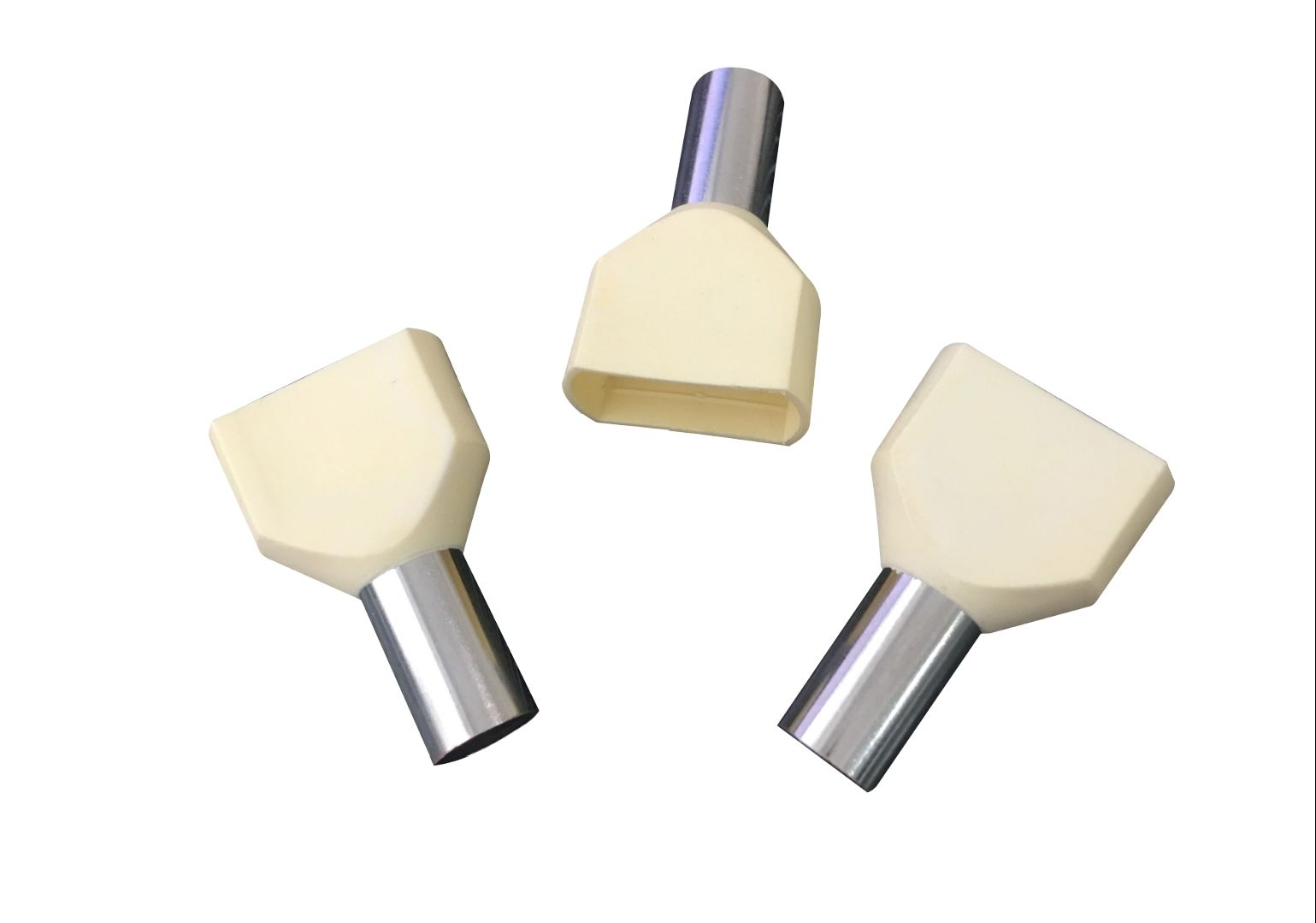 Terminal Ferrule Doble 2 X 16.0mm Blanco X 100 — Crompton — Crompton