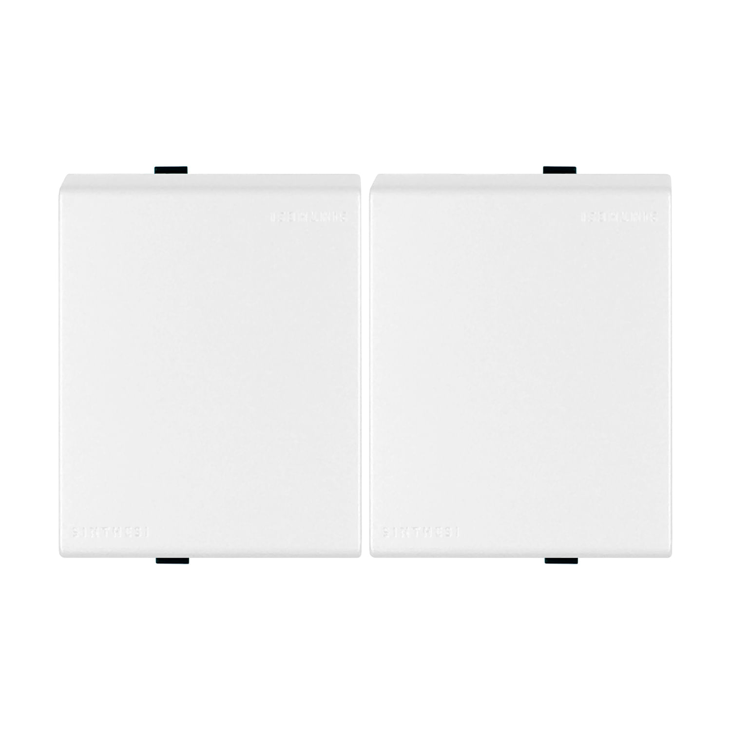 Módulo Conmutador Doble 9/24 Teclon 1,5 Módulos 16A 250V S44 Magnesio 442314 — Sinthesi — Sinthesi
