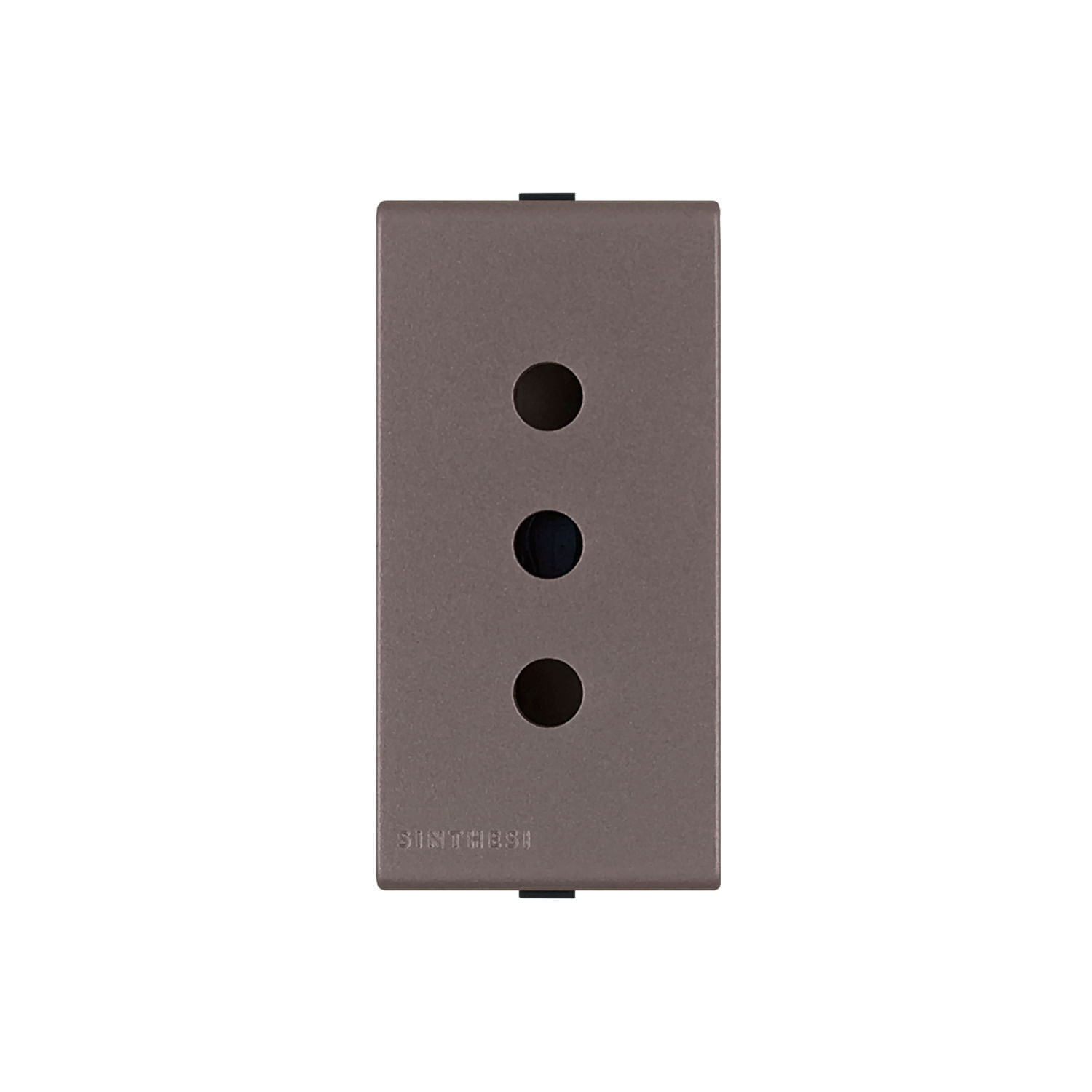 Módulo Tomacorriente 10A 250V 2P+T S44 Piedra 443011 — Sinthesi — Sinthesi