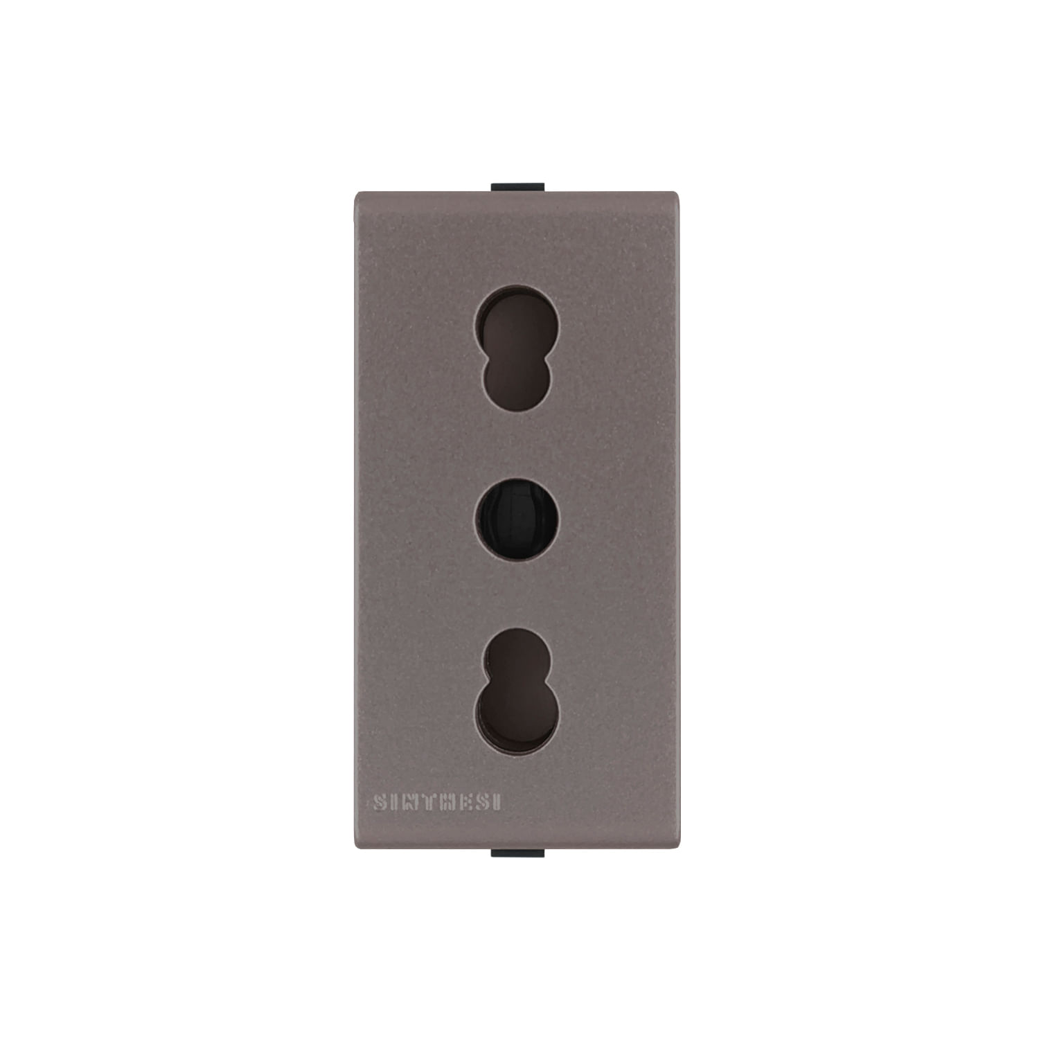 Módulo Tomacorriente Bipaso 10/16A 250V 2P+T S44 Piedra 443111 — Sinthesi — Sinthesi
