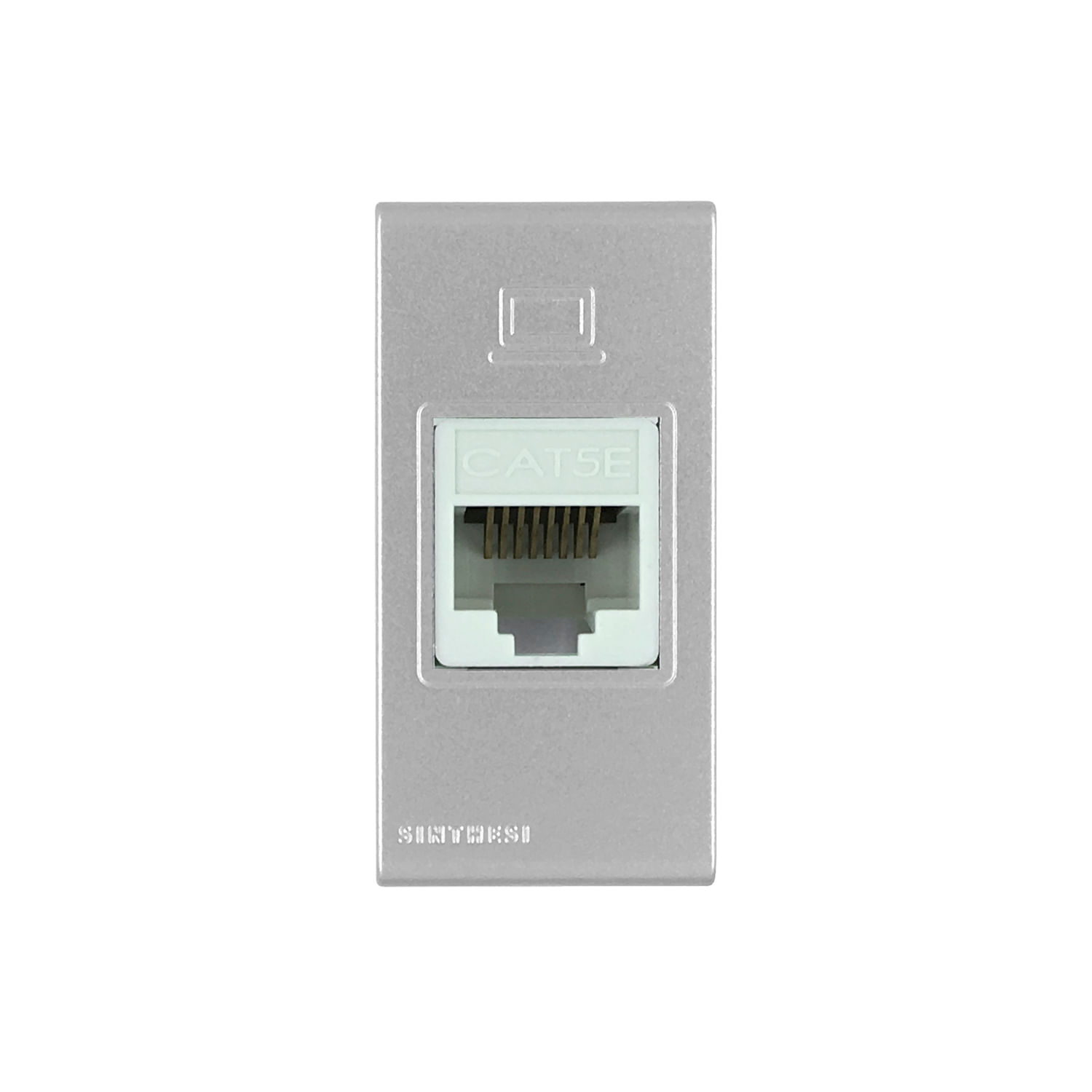 Módulo Toma Datos RJ45 Cat 5E S44 Plata 444112 — Sinthesi — Sinthesi