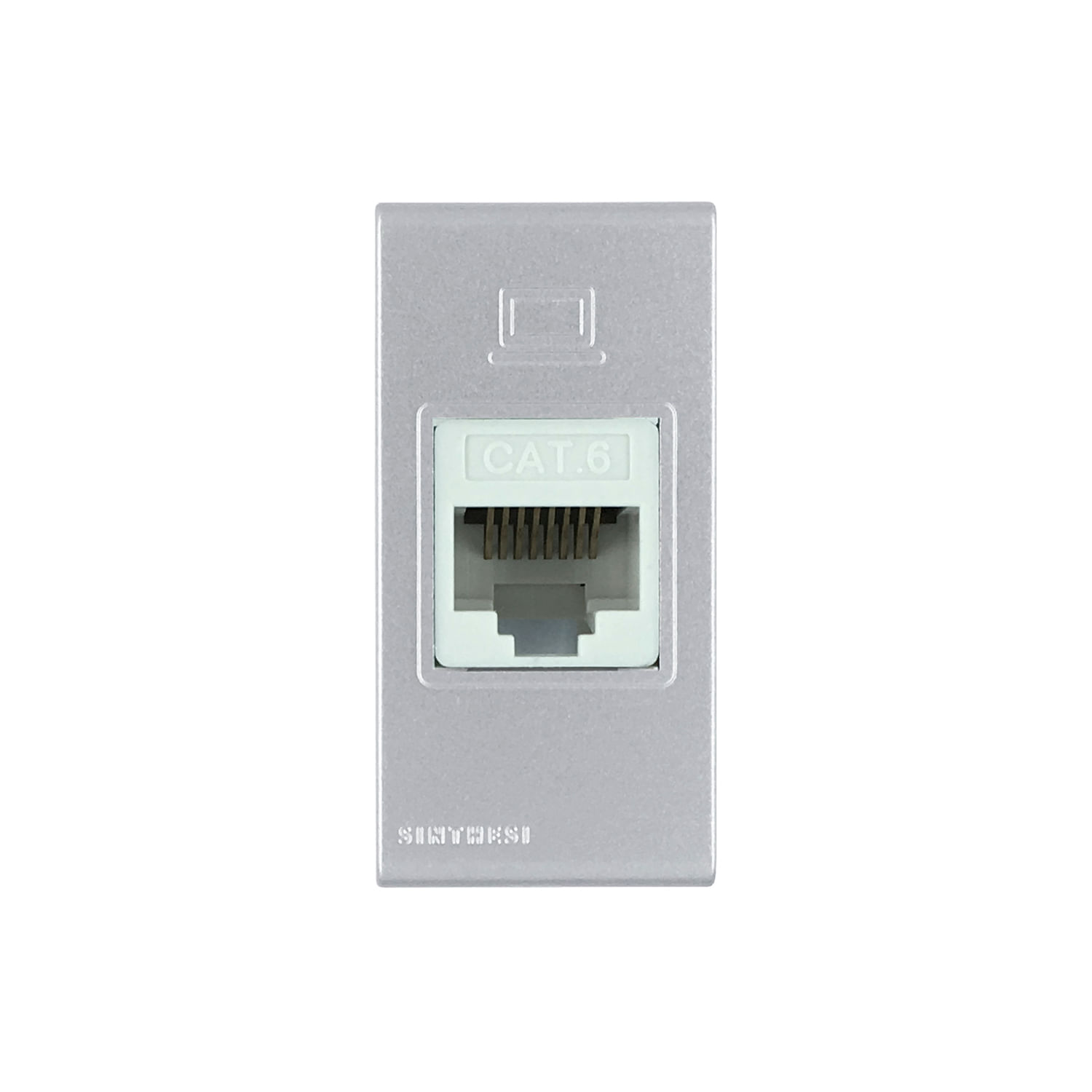 Módulo Toma Datos RJ45 Cat 6 S44 Plata 444612 — Sinthesi — Sinthesi