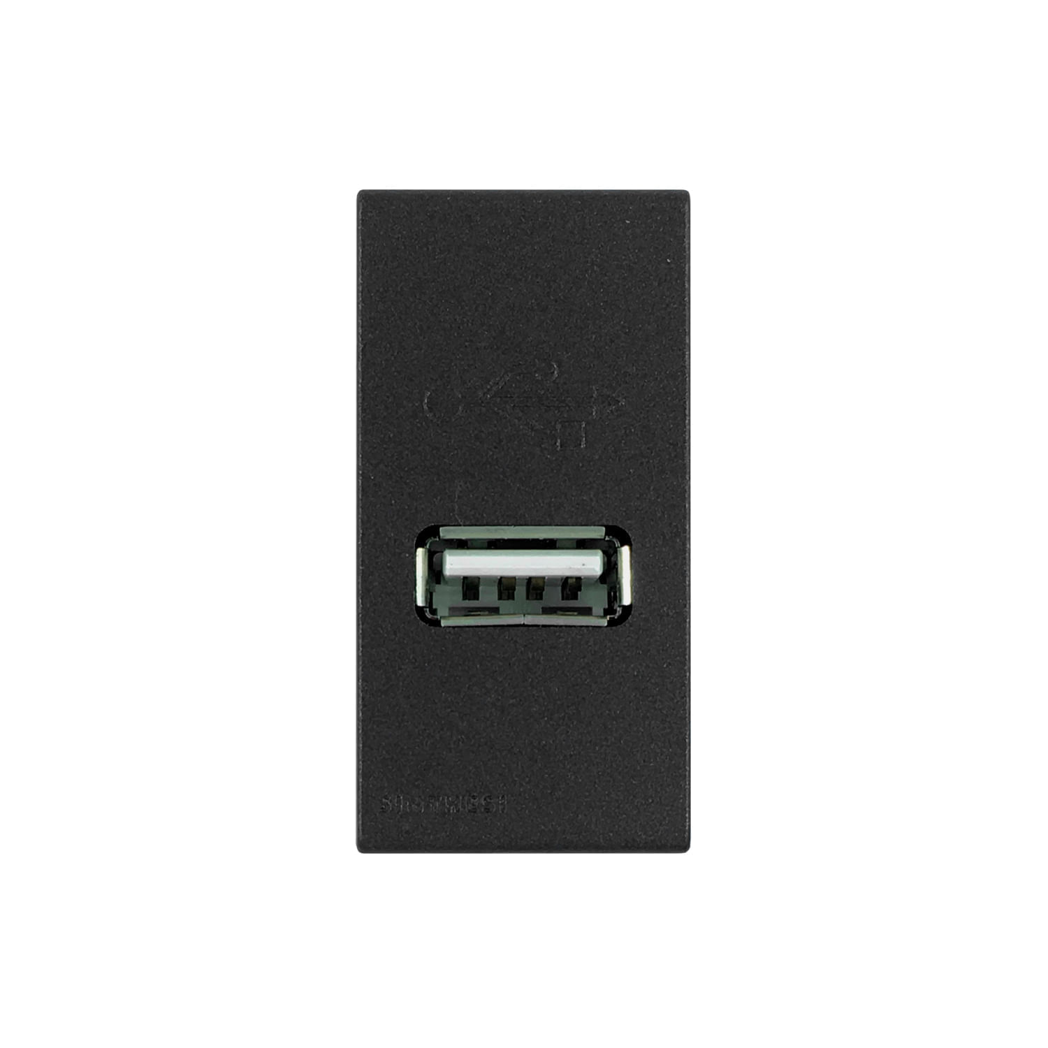 Módulo Cargador USB 1A 5V S44 Carbón 444710 — Sinthesi — Sinthesi