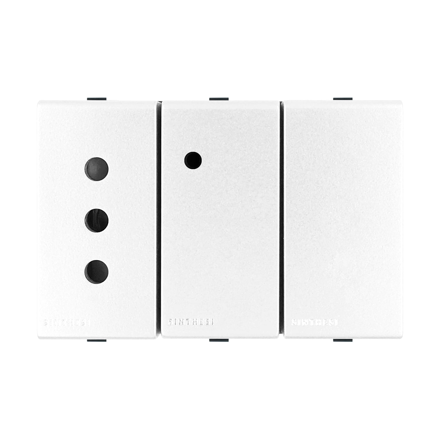 Módulo Enchufe Smartswitch Wifi 2.4GHZ 10A 250V 2P+T S44 Magnesio 445514 — Sinthesi — Sinthesi
