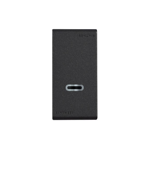 Módulo Cargador USB-C 1A 5V S44 Carbón 446110 — Sinthesi — Sinthesi