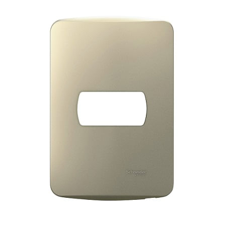 Placa 1 Puesto Con Soporte Dorado Miluz S3B77113 (688134) — SCHNEIDER ELECTRIC