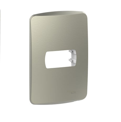 Placa 1 Puesto Con Soporte Metal Bronce Miluz S3B77117 (688140) — SCHNEIDER ELECTRIC