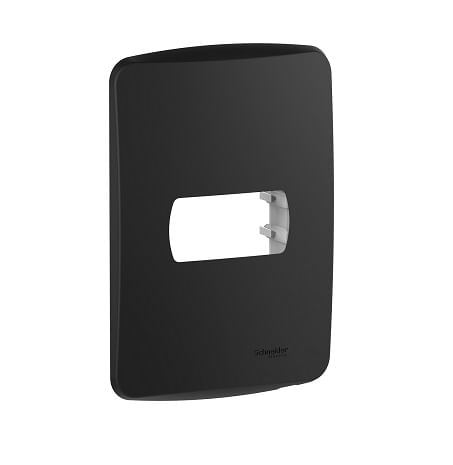 Placa 1 Puesto Con Soporte Metal Grafito Miluz S3B77119 (688142) — SCHNEIDER ELECTRIC