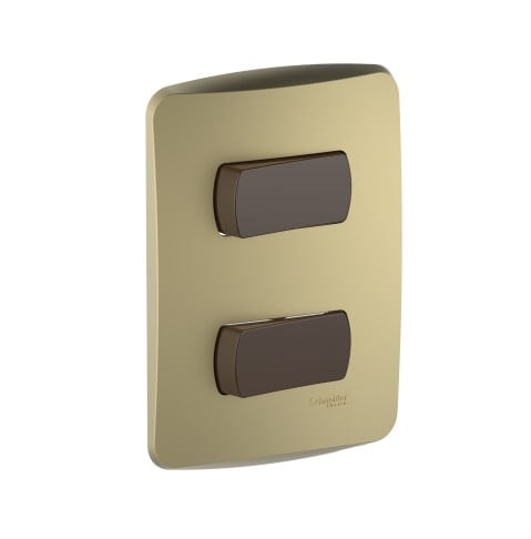 Interruptor 9/12 + 9/24 16A 250V Dorado Armada Miluz S3B62095 (688153) — SCHNEIDER ELECTRIC