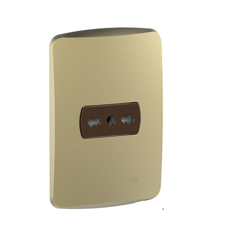 Enchufe 2P+T 10/16A Dorado Armada Miluz S3B60235 (688156) — SCHNEIDER ELECTRIC