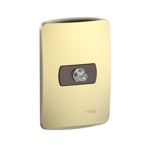 Toma Coaxial Tv CafÉ Armada Miluz S3B64685 (688162) — SCHNEIDER ELECTRIC