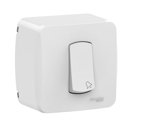 Casquete Armado con Pulsador 16A 250V Blanco Miluz S3B66150 (688166) — SCHNEIDER ELECTRIC