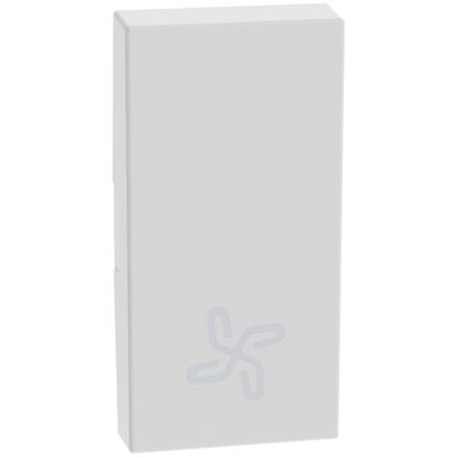Cubremóduloódulo Comando Ventilación 1 Módulo Blanco JW4915R — BTicino — BTicino