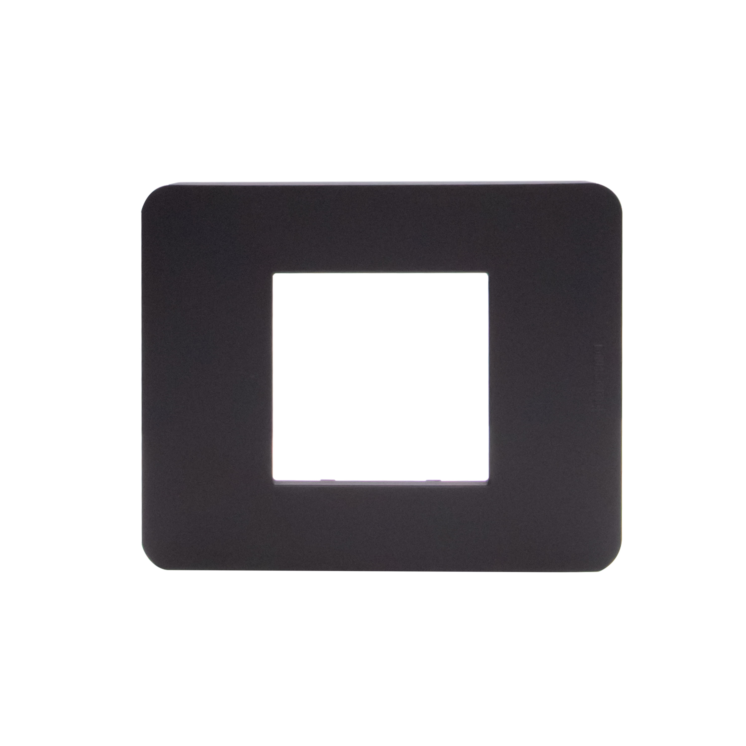 Placa 2 Puestos Negro JA4802JB — BTicino — BTicino