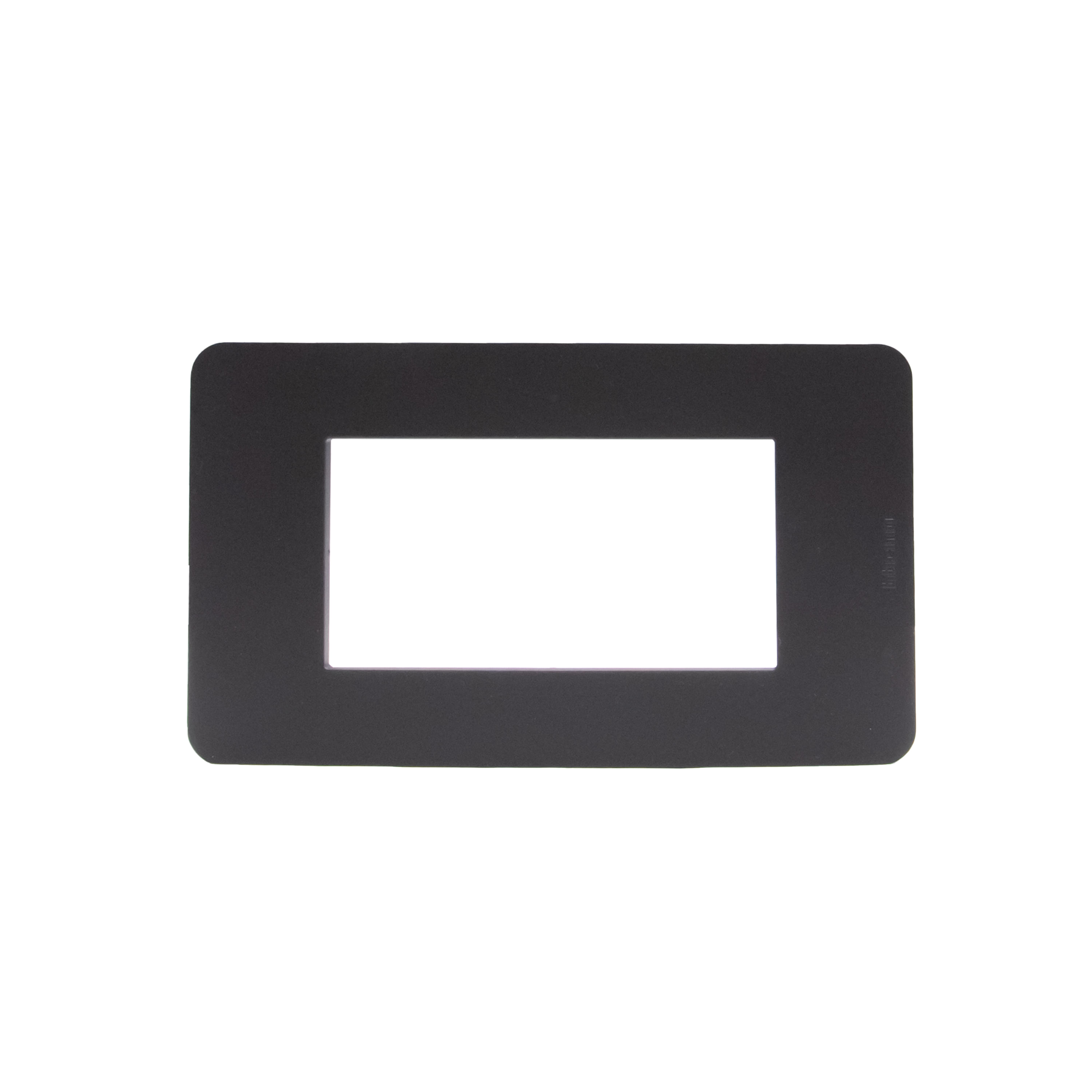 Placa 4 Puestos Negro JA4804JB — BTicino — BTicino
