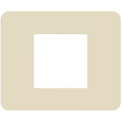 Placa 2 Puestos Marfil JA4802TI — BTicino — BTicino