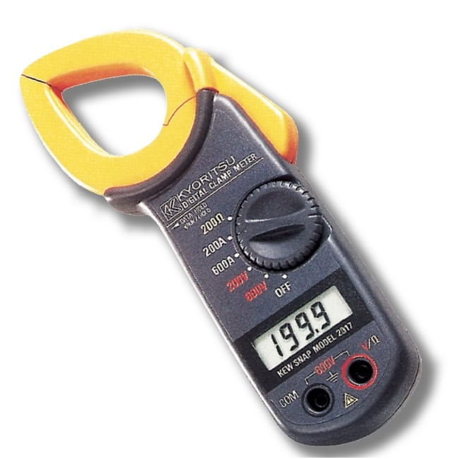 Amperimetro Tenaza 600A/600VAC 200 Oh Kew 2017 Kyoritsu (704282) — Kyoritsu