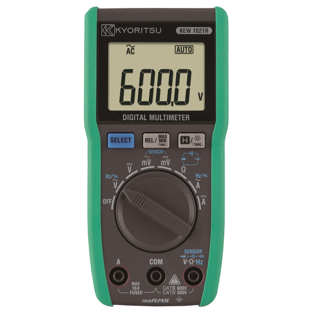 Multimetro Digital AC/DC 1000V Kew 1020R Kyoritsu (760410) — Kyoritsu