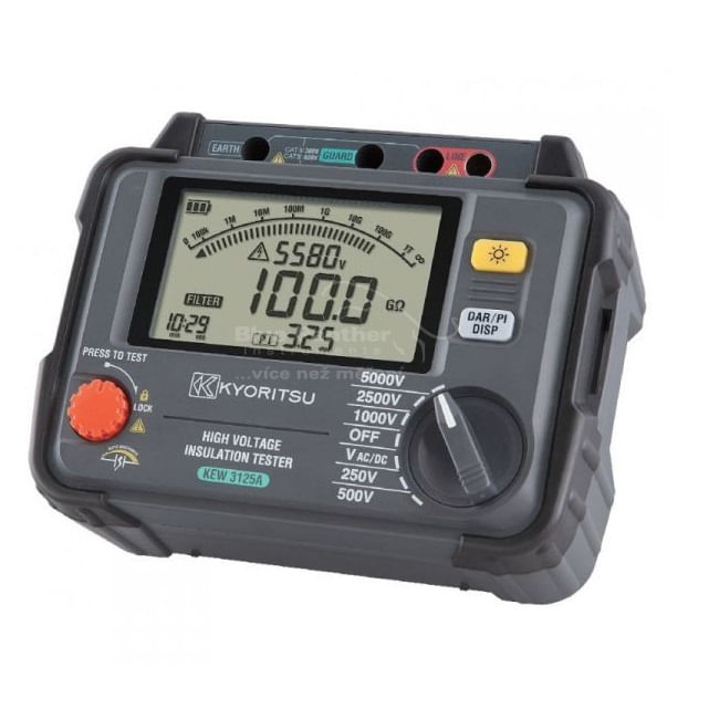 Medidor de Aislacion Digital 5000V Kew 3125A Kyoritsu (760811) — Kyoritsu
