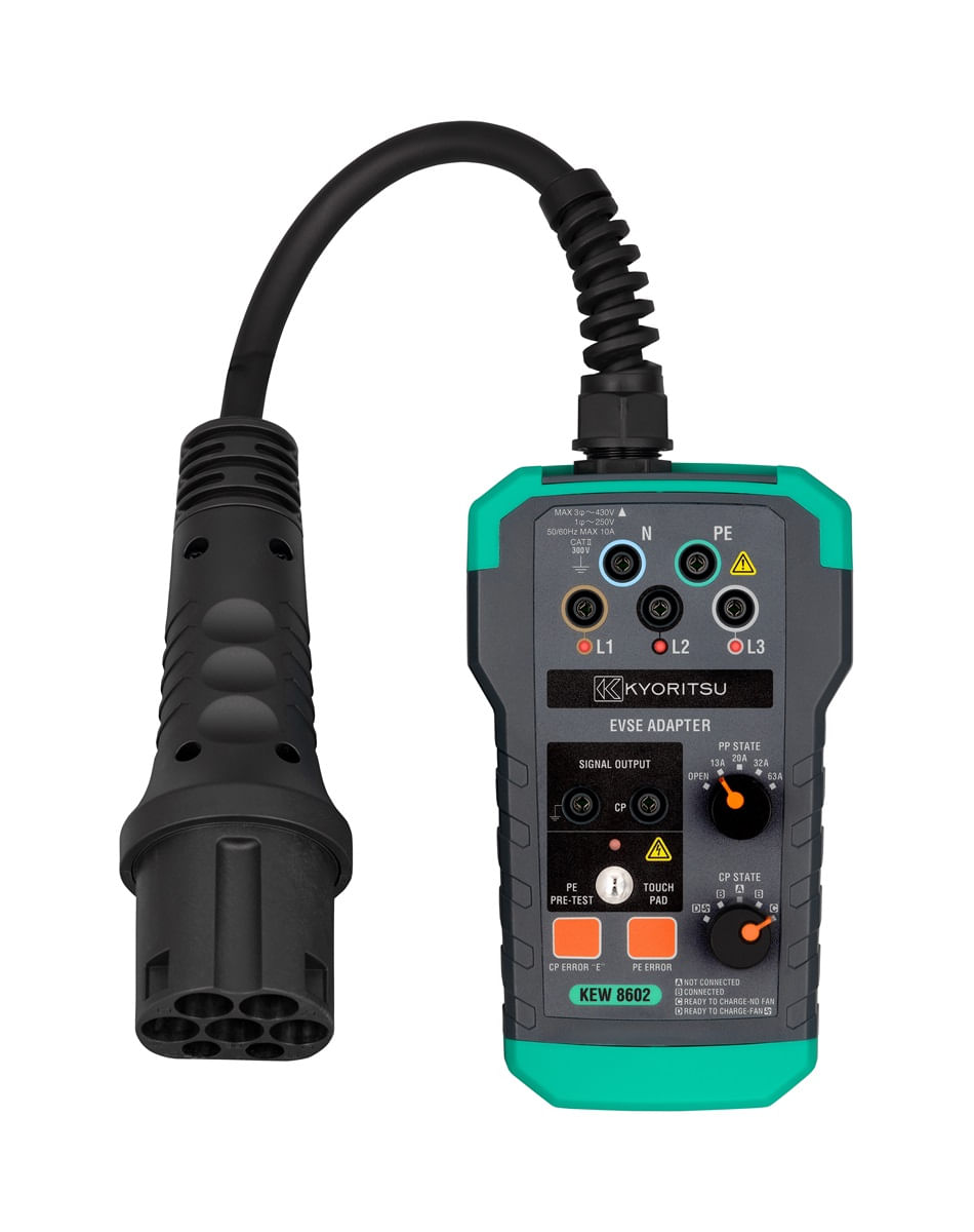 Medidor y Test para Cargadores Ev Automotrices Kew 8602 Kyoritsu (770067) — Kyoritsu