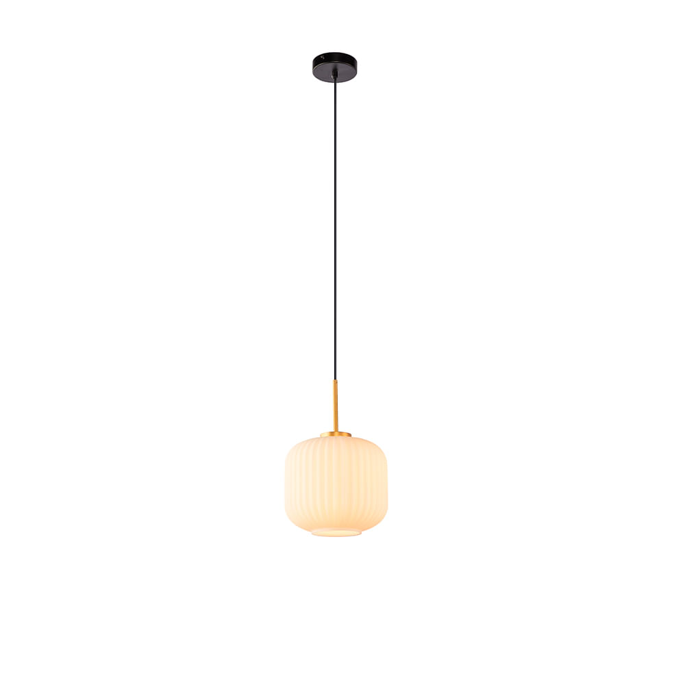 Lampara de Colgar 1 Luz Zayas Blanco — Bp — BP