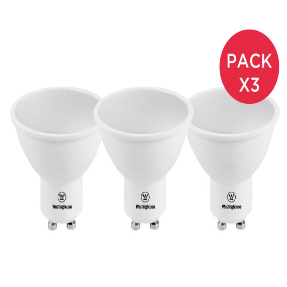 Pack 3× Ampolleta LED 5W 4000K GU10 AM203007533 — Westinghouse