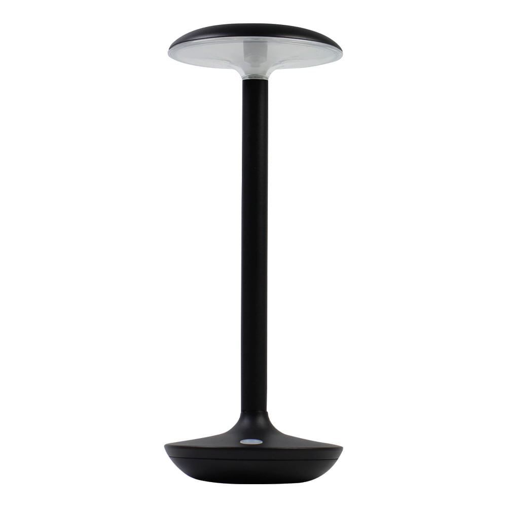 Lampara de Mesa Recargable Luba Negro — Bp — BP