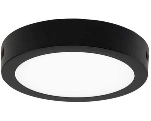 Panel LED Circular 18W Luz Cálida Sobrepuesto Negro — Westinghouse — Westinghouse