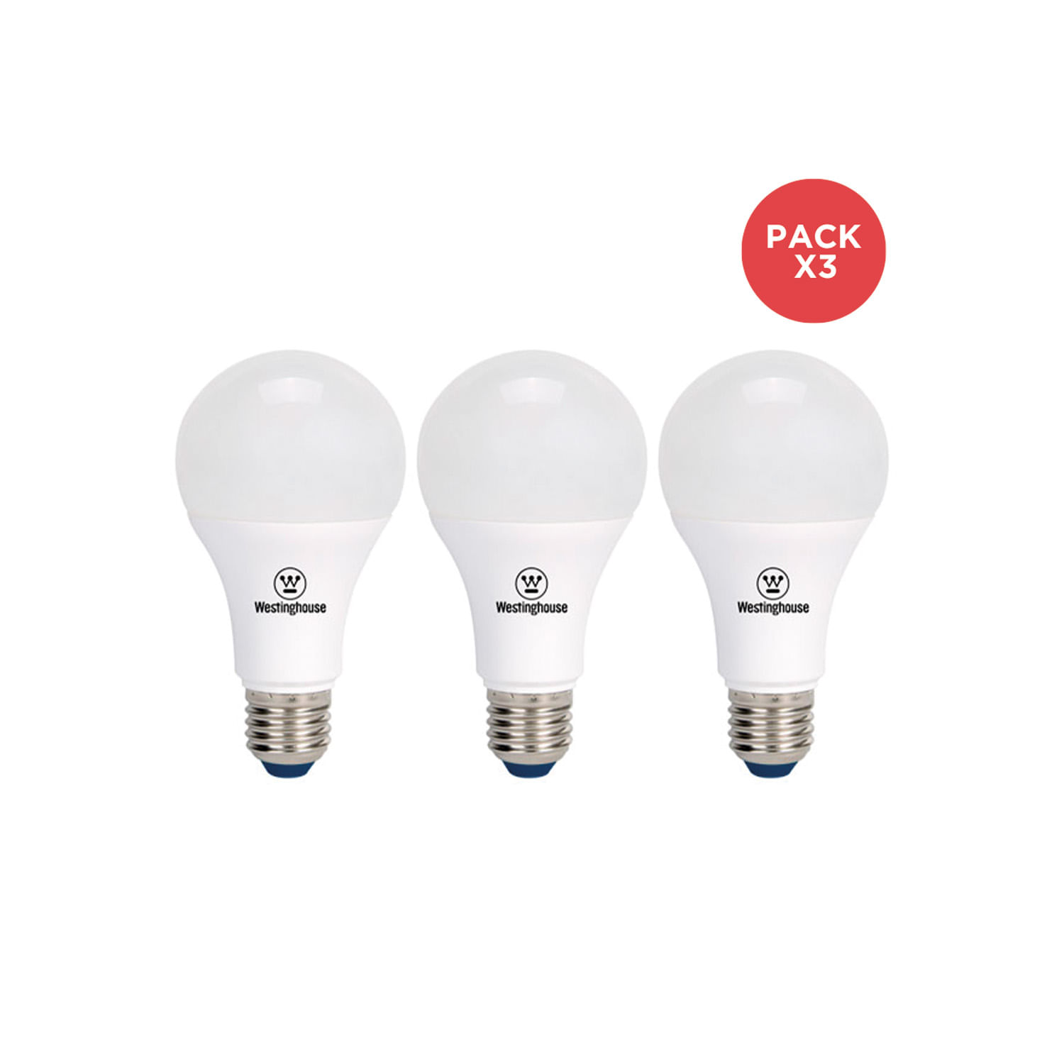 Pack 3× Ampolleta LED A55 5W 6500K E27 AM203006696 — Westinghouse
