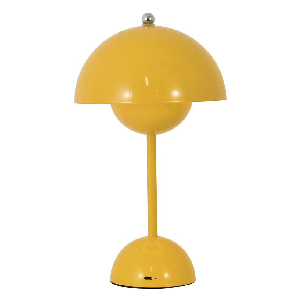 Lámpara de Mesa Onga Recargable Dimeable Amarilla — Bp — BP