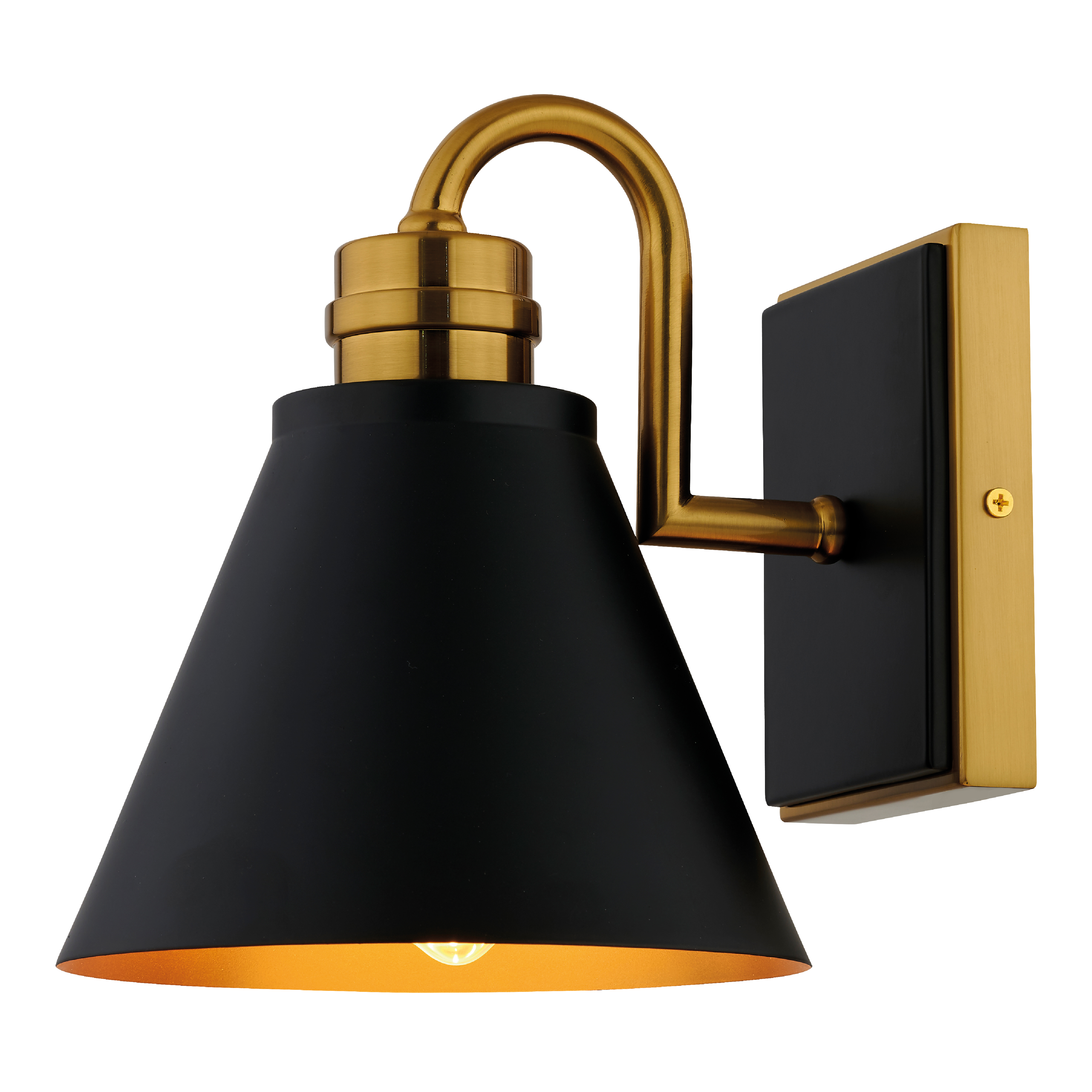 Aplique Vintage Pharos Negro/dorado — Bp — BP