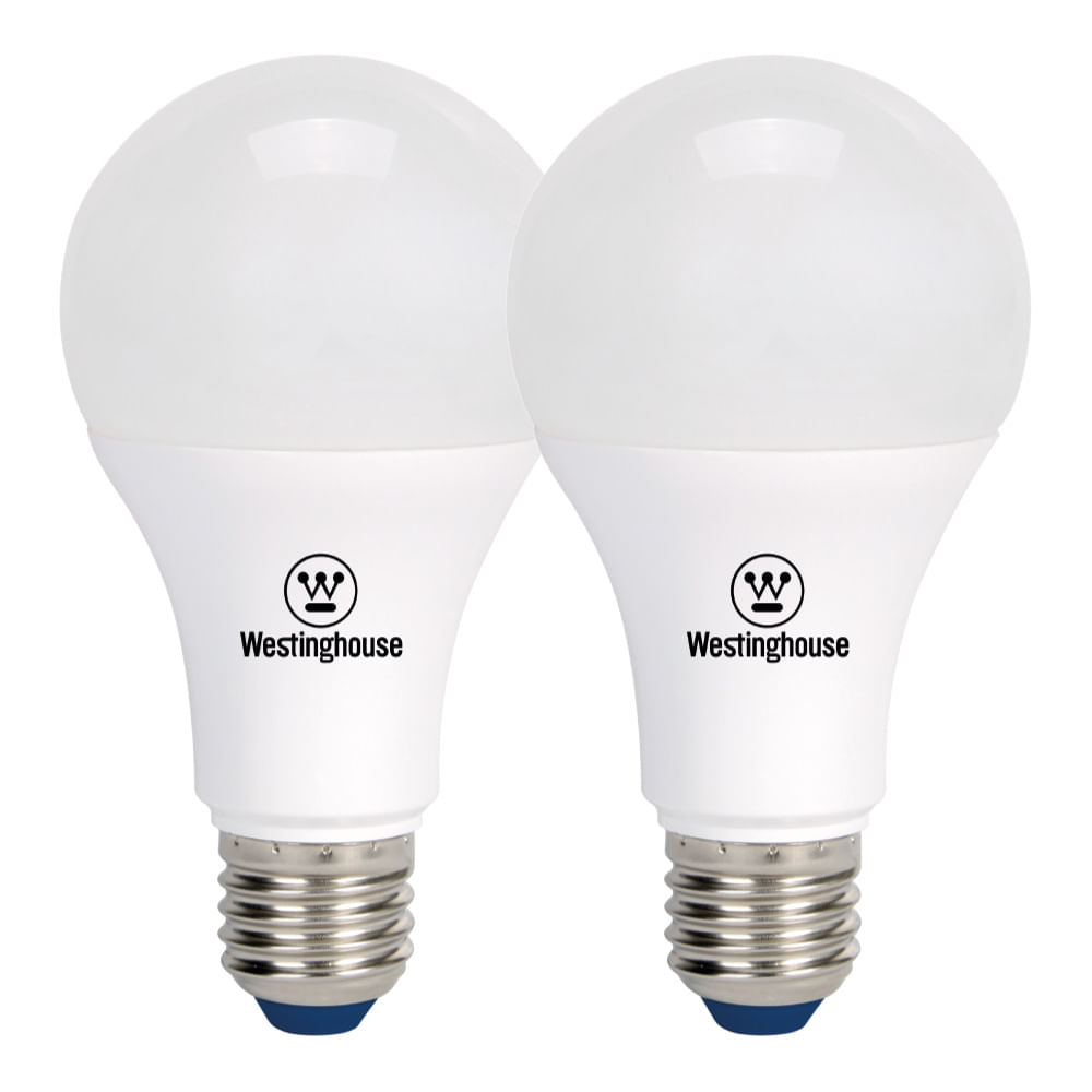 Pack 2× Ampolleta LED A60 9W 6500K E27 AM203010061 — Westinghouse