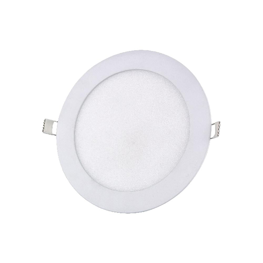 Panel LED Circular 12W Luz Cálida Empotrado — Bp — BP