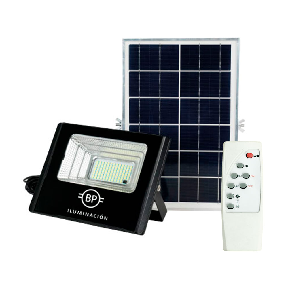 Proyector LED 25W con Panel Solar Externo — Bp — BP