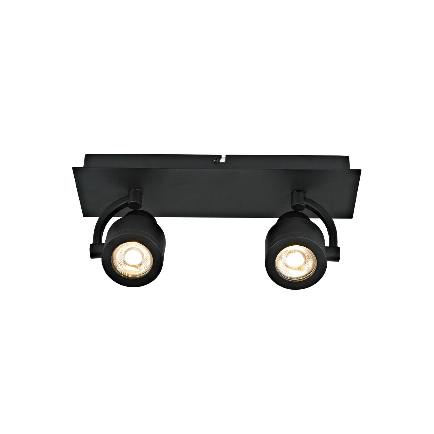 Foco Sobrepuesto Komo 2 Luces Negro Mate — Bp — BP