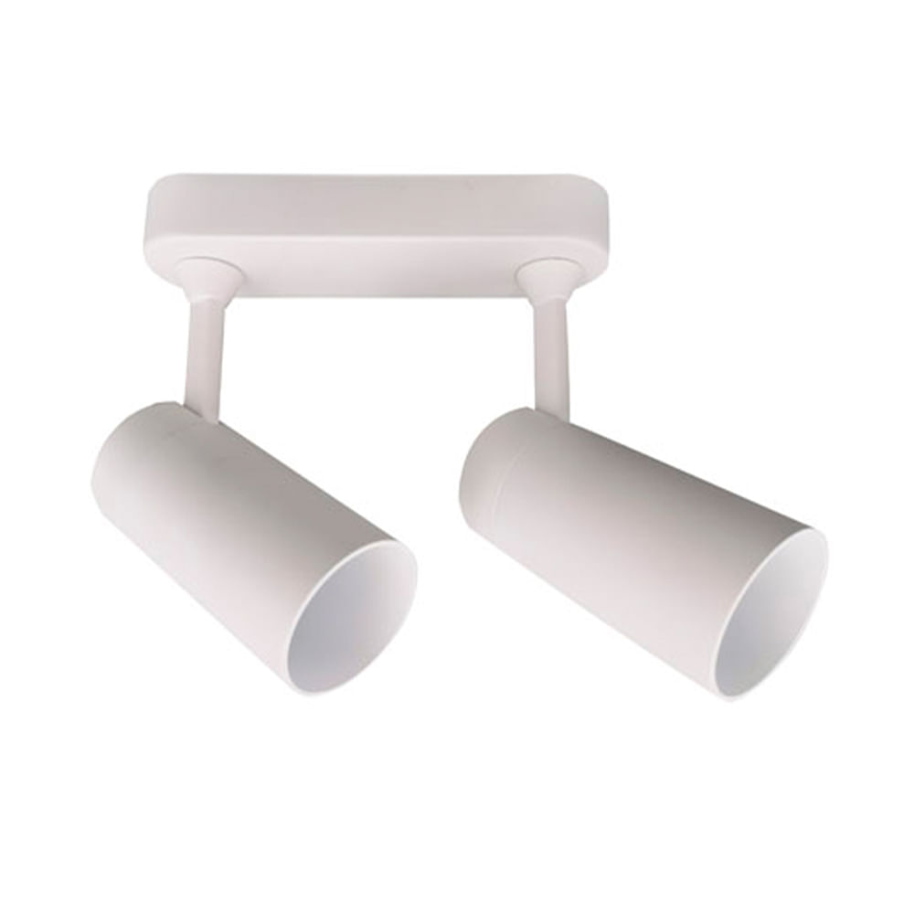 Foco Sobrepuesto Arsis Ii 2 Luces Blanco Mate — Bp — BP
