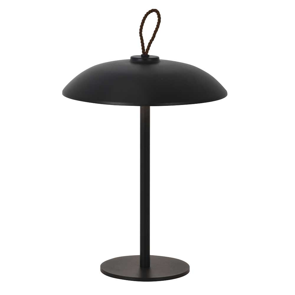 Lámpara de Mesa Pizel Recargable Dimeable Negra — Bp — BP