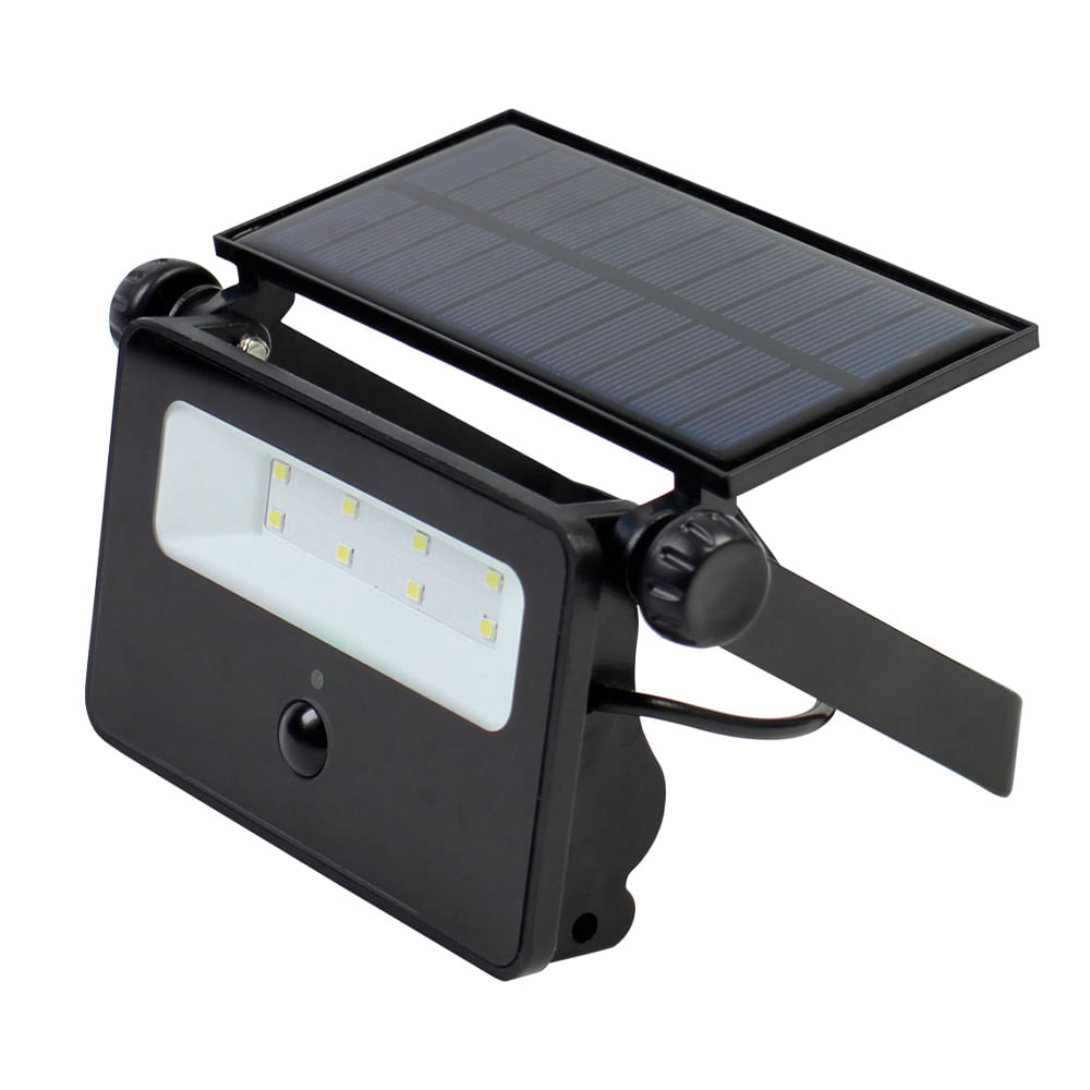 Proyector Solar LED 3W con Sensor de Movimiento Luz Blanco Frío — Bp — BP