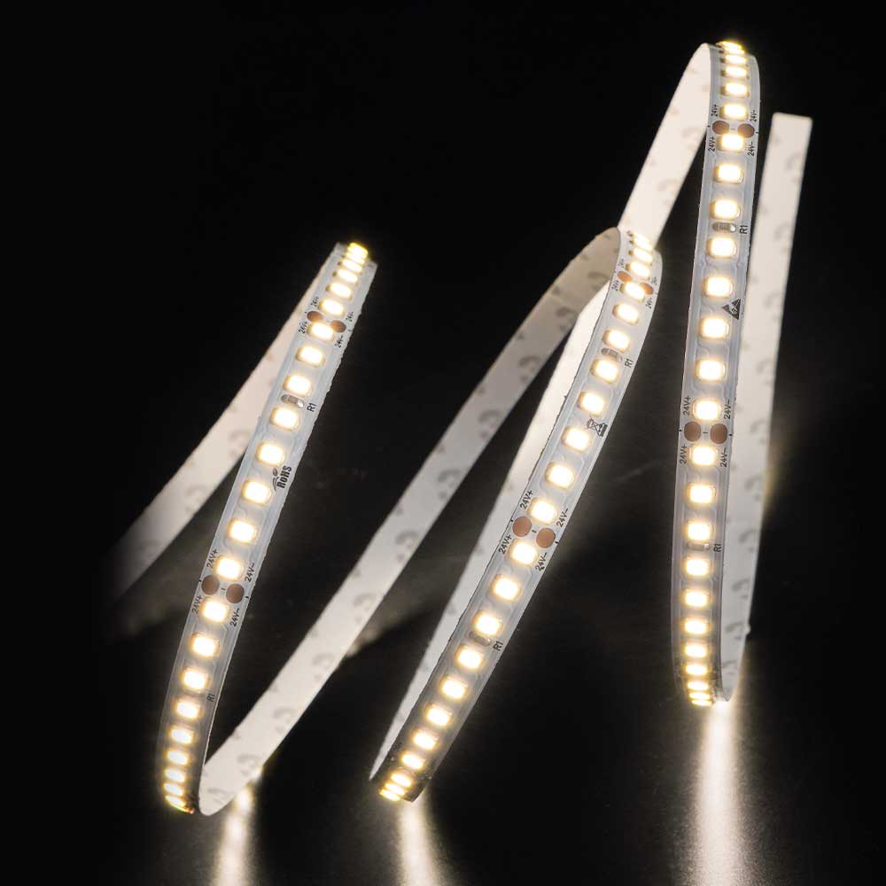 Cinta LED 128Leds/M 13W/M 24VDC 3000K IP20 Rollo 5Mt — Colors — Colors