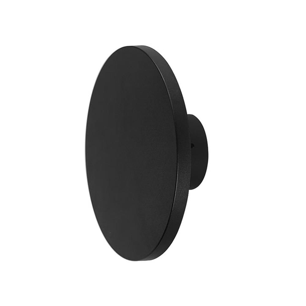 Aplique Sintético LED Costa Moon 8W Luz Cálida Negro — Bp — BP