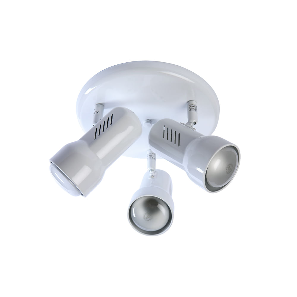 Plafón R63 3 Luces Blanco — Bp — BP