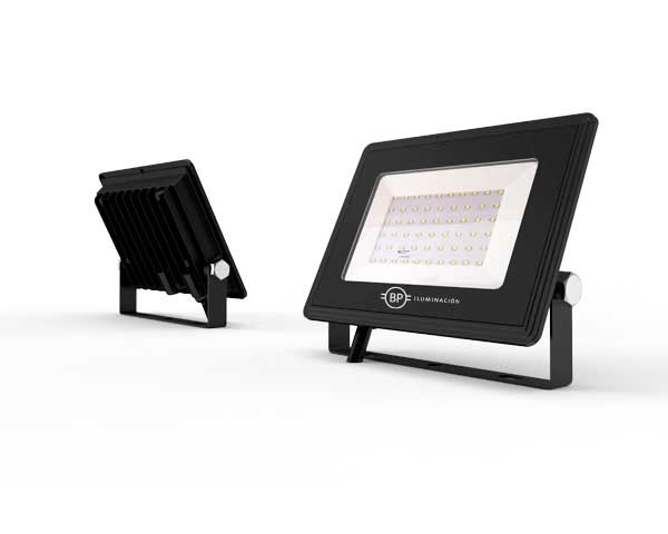 Proyector LED 50W Luz Blanco Neutro Negro — Bp — BP
