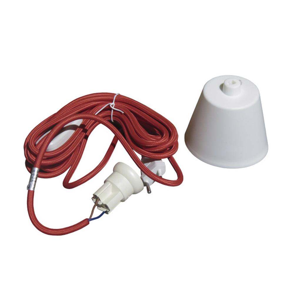 Colgante 4.8M Rojo 1 Luz E27 — Bp — BP