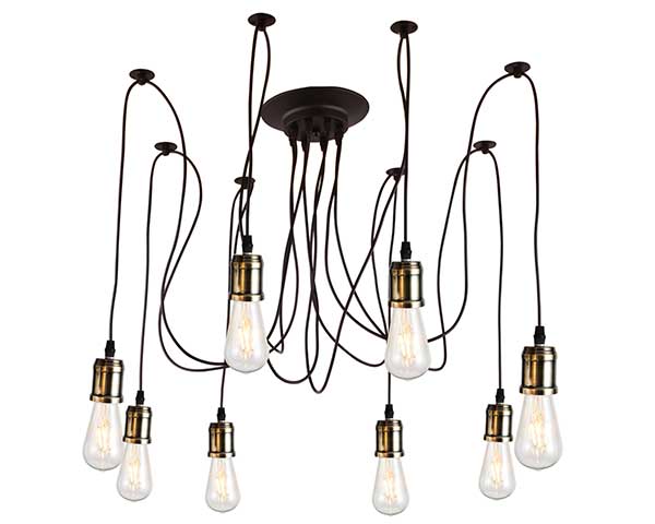 Lámpara Colgante 7 Luces Barock Antique — Bp — BP