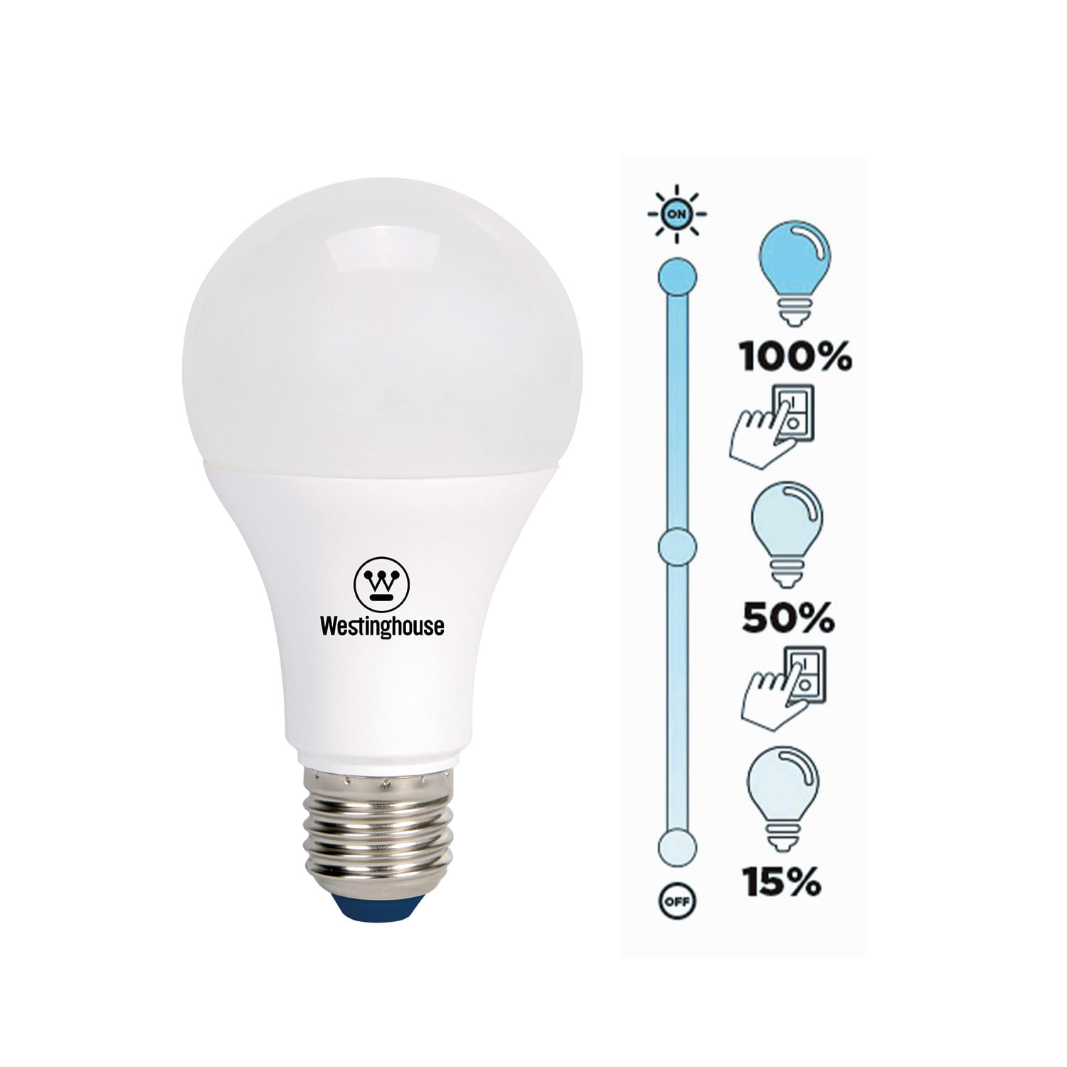 Ampolleta LED A70 14W 6500K E27 dimerizable AM203006719 — Westinghouse
