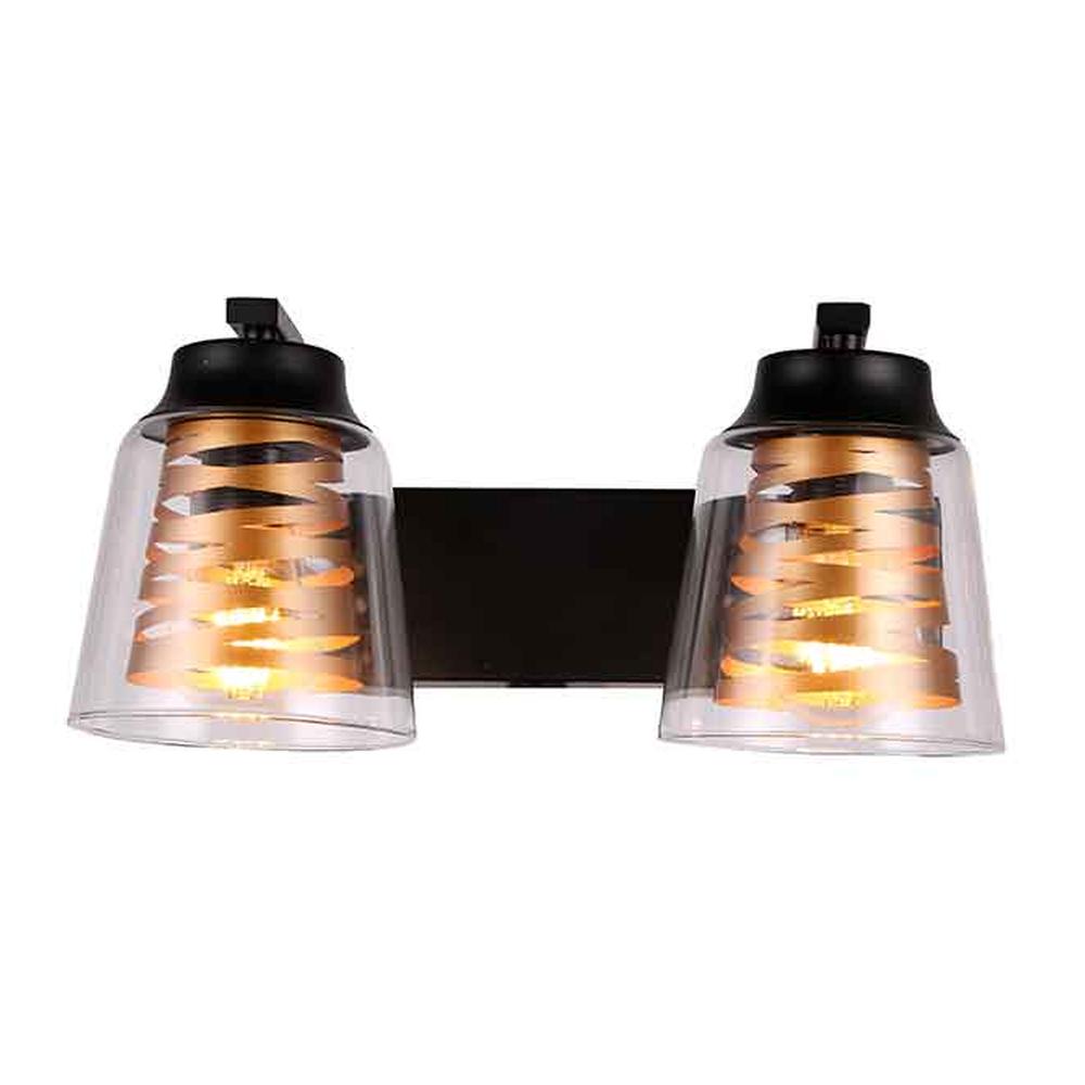 Aplique Banas 2 Luces Dorado Mate — Bp — BP